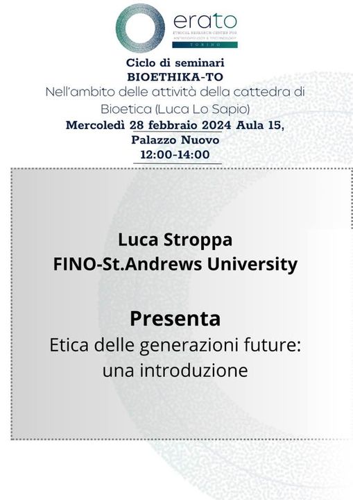 Etica delle generazioni future: una introduzione